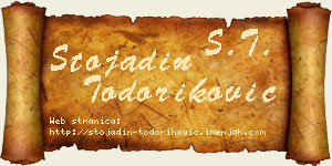 Stojadin Todoriković vizit kartica